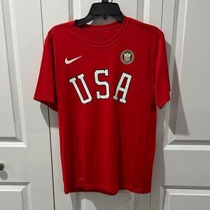 Nike Red USA Graphic Tee